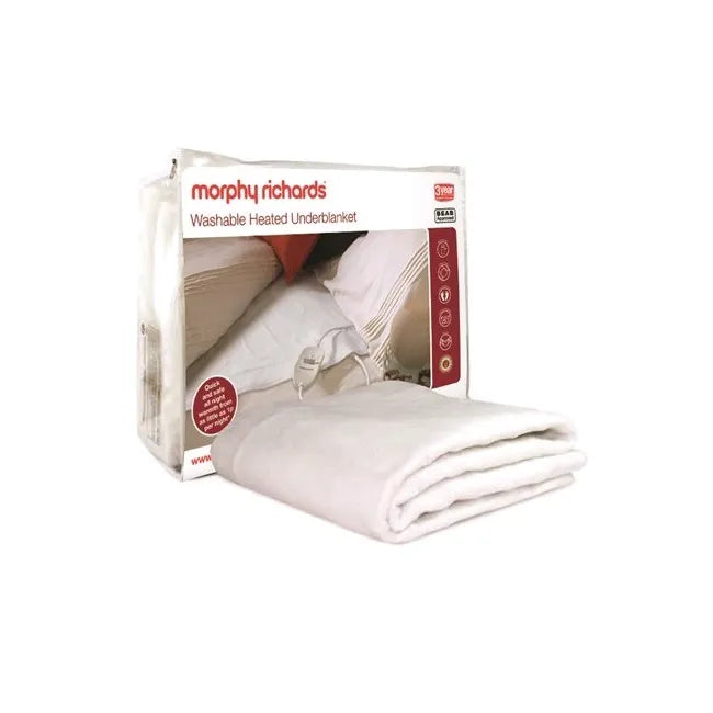 Morphy richards washable heated underblanket sale