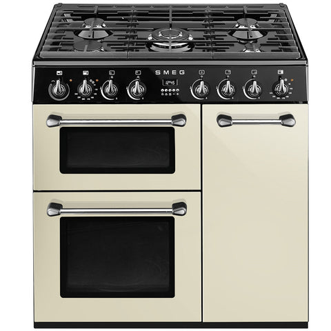 Smeg Burghley 90cm Dual Fuel Range Cooker | BU93P   CALL STORE FOR PRICES