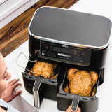 Ninja Foodi MAX Dual Zone Air Fryer with Smart Cook System AF451UK