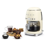 SMEG DCFOCRUK DRIP COFFEE MACHINE CREAM