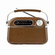Lloytron Vintage Rechargeable Portable Bluetooth AM FM Radio Wood Effect | N6403WD