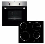 Zanussi Built In Electric Single Oven and Ceramic Hob Pack - A Rated l ZPV2000BX