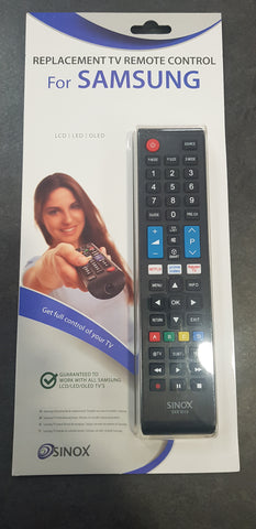 REPLACEMENT TV REMOTE CONTROL FOR SAMSUNG SINOX SXR1010