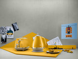 De'Longhi Icona Capitals Jug Kettle - Yellow | KBOC3001.Y - Walsh Bros Electrical