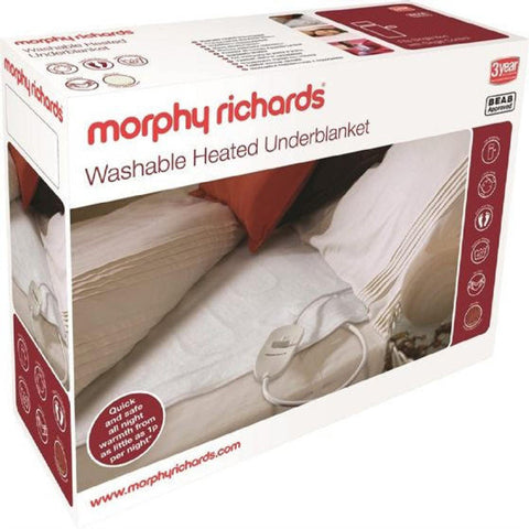 Morphy Richards Washable Heated Single Underblanket 600113